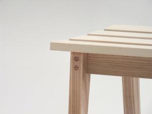 Trunnel by Itay Potash- Stool detail